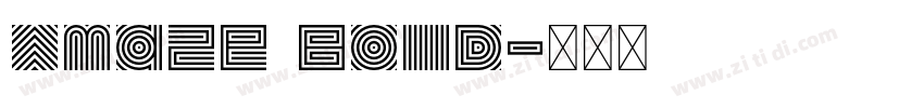 Amaze Bold字体转换